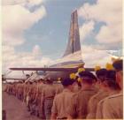 BG Getting on the plane home.