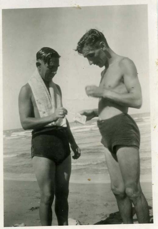 Faragusta Aug 1950 Arthur Benns and Thomas Howe