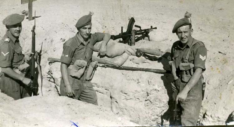 L,cpl Norris, Thomas Howe, CPL Carr   Ismalia 1951