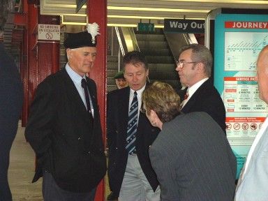 Brian Oldham chatting.