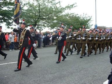Freedom of Bury march prior to the namimg.