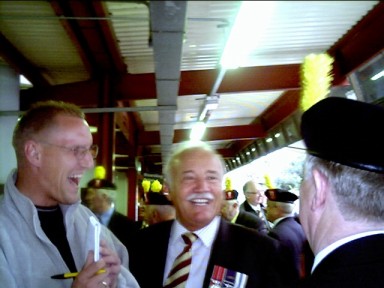 Bury Times Journalist with Joe Eastwood